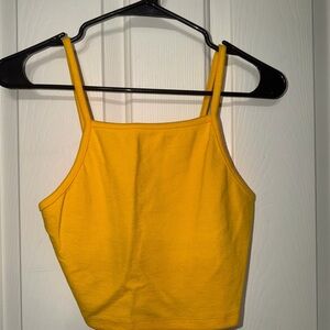 Forever 21 Yellow Tank Top